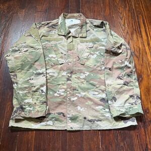 Military ACU Army Combat Uniform Coat‎ Size Large Long OCP Multicam Ripstop